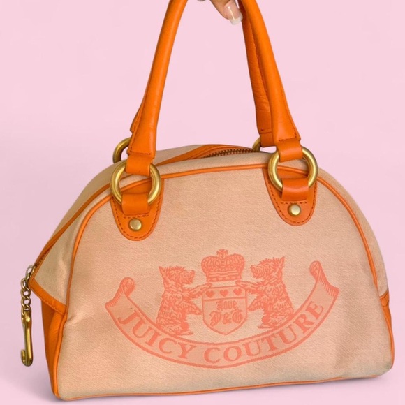 Juicy Couture Handbags - Juicy Couture Peach and Orange Satchel
